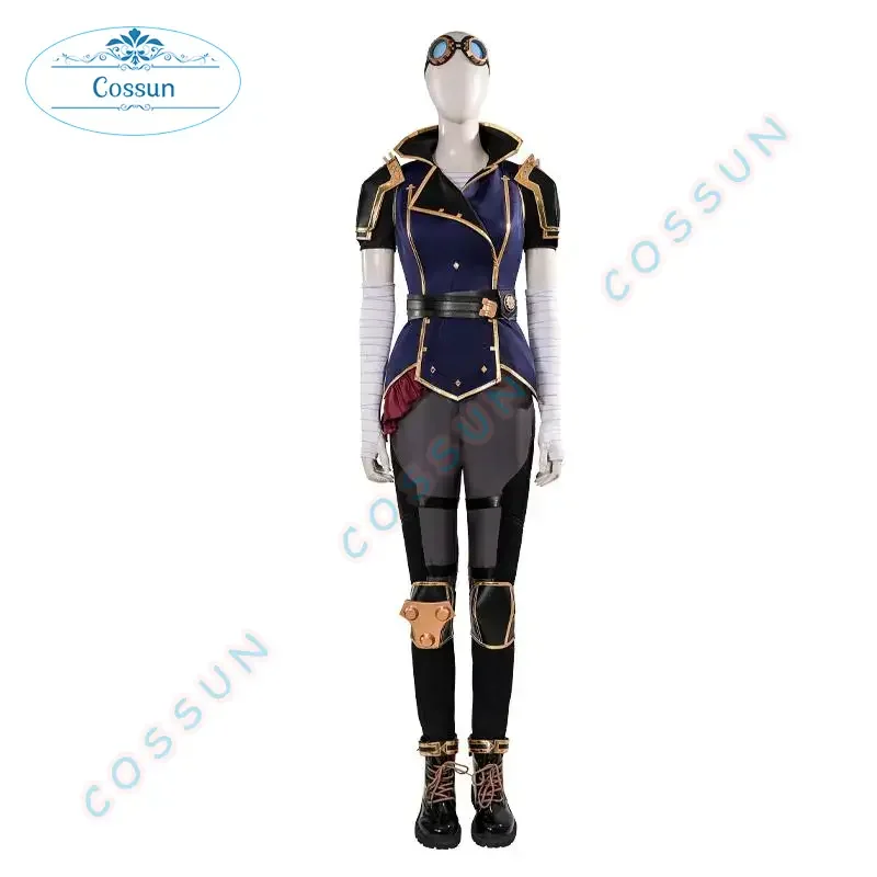 Anime Game Arcane Vi Cosplay Costume LoL 2 Vi Roleplay Uniform Suit Adult Women Halloween Party Outfits With Hat Full Set
Anime Game Arcane Vi Cosplay Costume LoL 2 Vi Roleplay Uniform Suit Adult Women Halloween Party Outfits With Hat Full Set