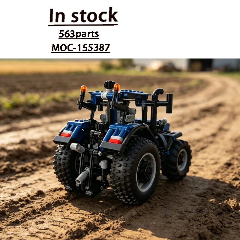 MOC-155387 City Farm Small Agricultural Tractor Building Block Model 563 Parts Creative Boys' Children's Birthday Toy Gift
MOC-155387 City Farm Small Agricultural Tractor Building Block Model 563 Parts Creative Boys' Children's Birthday Toy Gift