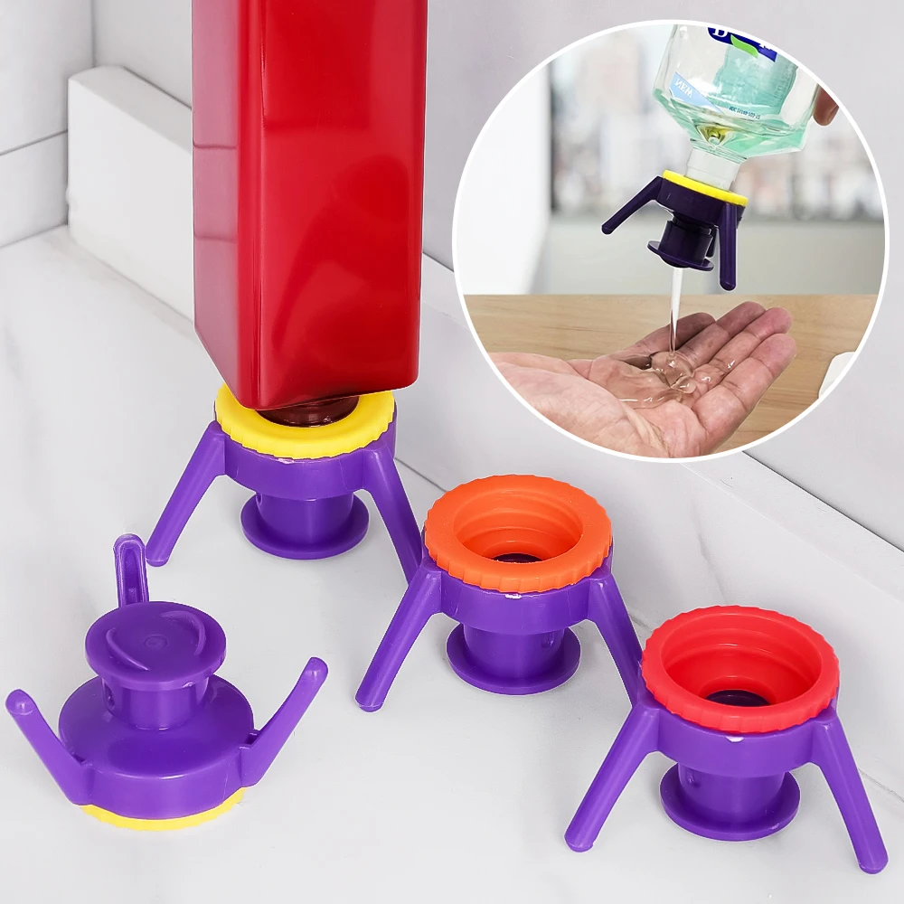 Inverted Tripod Holder Bottle Caps Spice Shower Gel Food Liquid Inverted Squeeze Triangle Bottle Caps Child Feeding Accessory
Inverted Tripod Holder Bottle Caps Spice Shower Gel Food Liquid Inverted Squeeze Triangle Bottle Caps Child Feeding Accessory