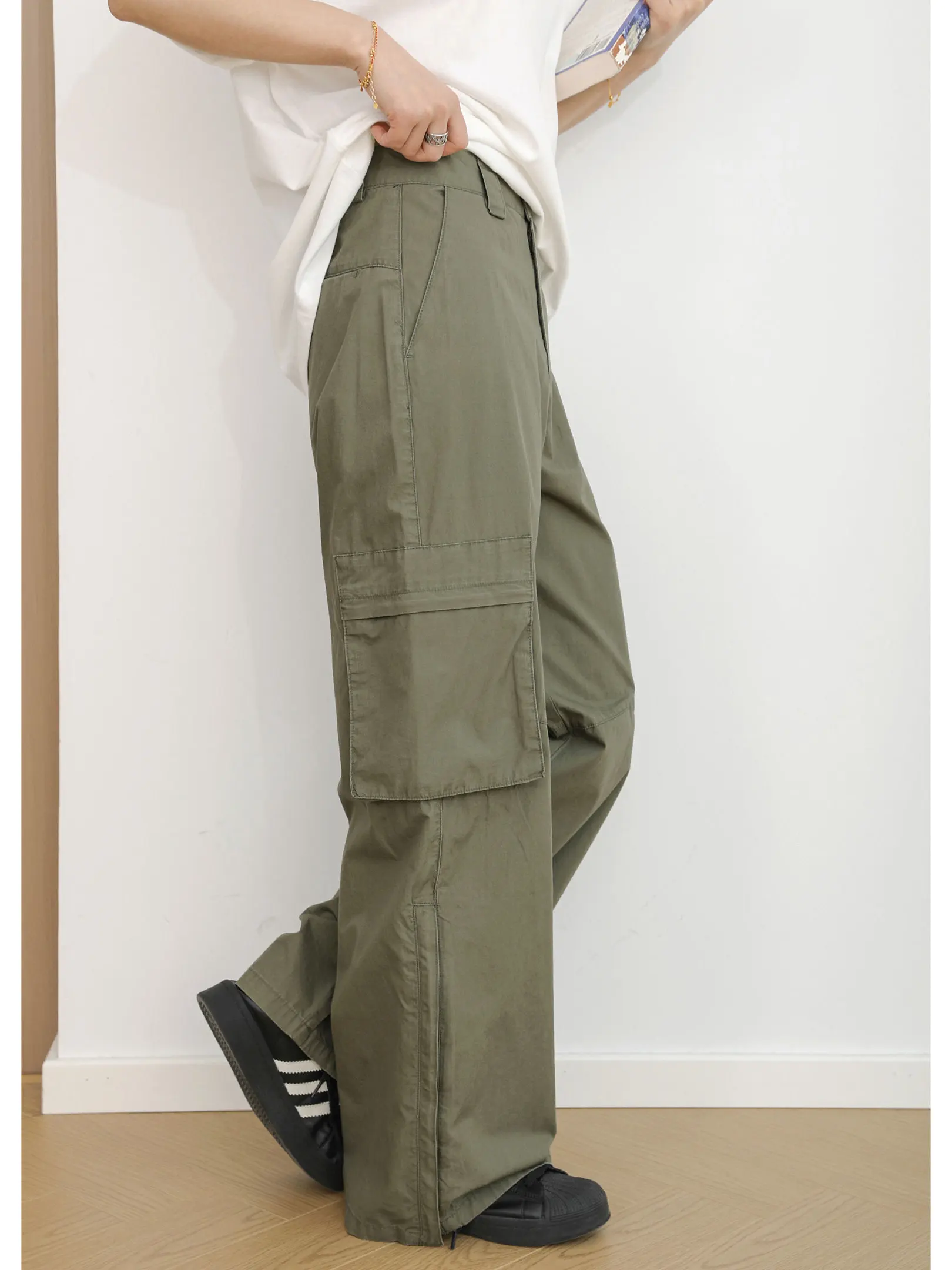 Sanmu Social Casual Cotton Work Trousers American Retro Washed High Waist Zipper Wide Leg Pants Breathable Comfortable Ladies
Sanmu Social Casual Cotton Work Trousers American Retro Washed High Waist Zipper Wide Leg Pants Breathable Comfortable Ladies