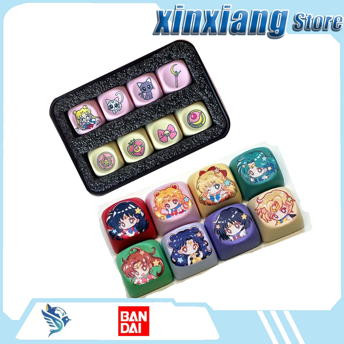 Bandai Sailor Moon Keyboard Key Cute Anime Souvenirs Keyboard Decorations Surprises Comics Gifts Cartoon Decorations Trendy
Bandai Sailor Moon Keyboard Key Cute Anime Souvenirs Keyboard Decorations Surprises Comics Gifts Cartoon Decorations Trendy