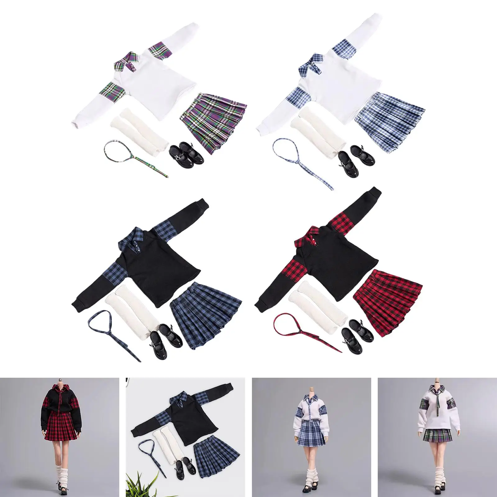 1:6 Scale Female Clothes Suit Outfit Costume Kids Gifts Body Dolls Scene Photo Prop Doll Clothing for 12 inch Action Figure
1:6 Scale Female Clothes Suit Outfit Costume Kids Gifts Body Dolls Scene Photo Prop Doll Clothing for 12 inch Action Figure