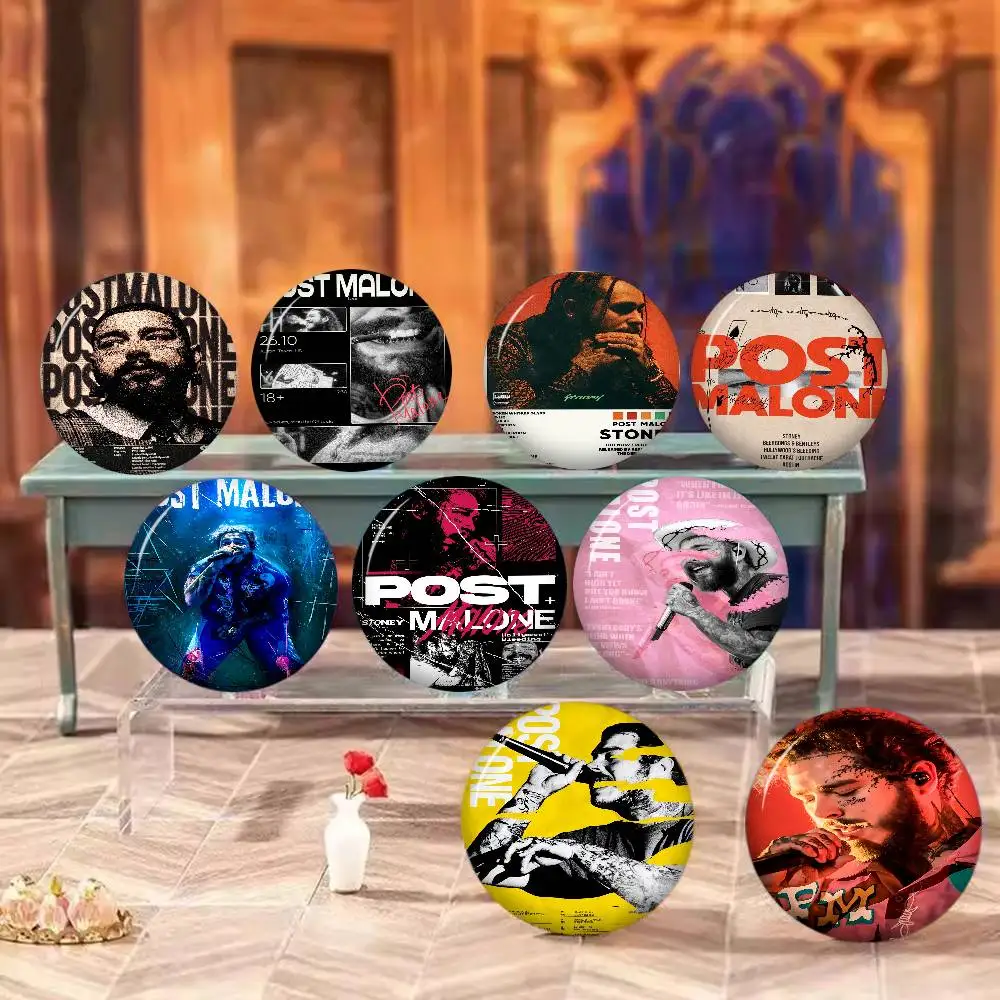 Modern Pop Rock Hip Hop Singer Post Malone Music Album Cover Round Button Pins Slogan Creative Brooches Backpack Clothes Jewelry
Modern Pop Rock Hip Hop Singer Post Malone Music Album Cover Round Button Pins Slogan Creative Brooches Backpack Clothes Jewelry