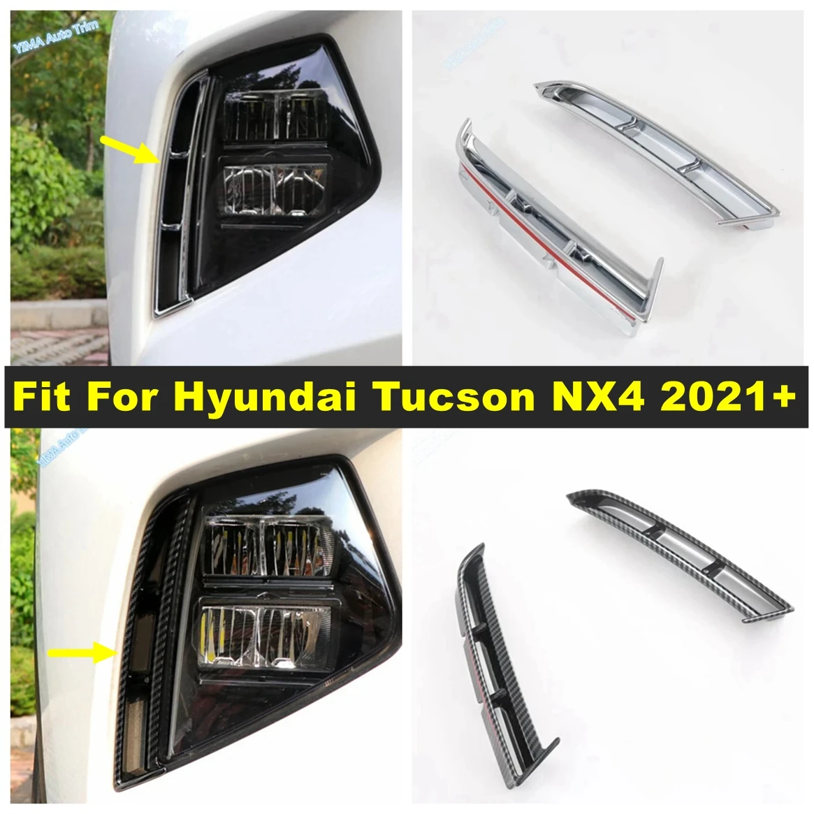 For Hyundai Tucson NX4 2021 - 2023 ABS Car Front Mesh Grill Molding Strip Decor Cover Trim Shiny / Carbon Fiber Look Accessories
For Hyundai Tucson NX4 2021 - 2023 ABS Car Front Mesh Grill Molding Strip Decor Cover Trim Shiny / Carbon Fiber Look Accessories