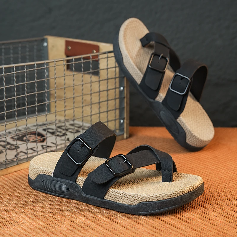Men's one strap slippers summer cork footbed arch support comfort casual slides anti slip wearable outdoor walking beach shoes
Men's one strap slippers summer cork footbed arch support comfort casual slides anti slip wearable outdoor walking beach shoes