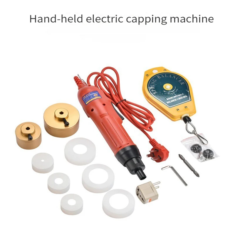Automatic Electric Plastic Bottle Capping Machine 80W Electric Sealing Bottles and Packaging Equipment Cap Tightener
Automatic Electric Plastic Bottle Capping Machine 80W Electric Sealing Bottles and Packaging Equipment Cap Tightener