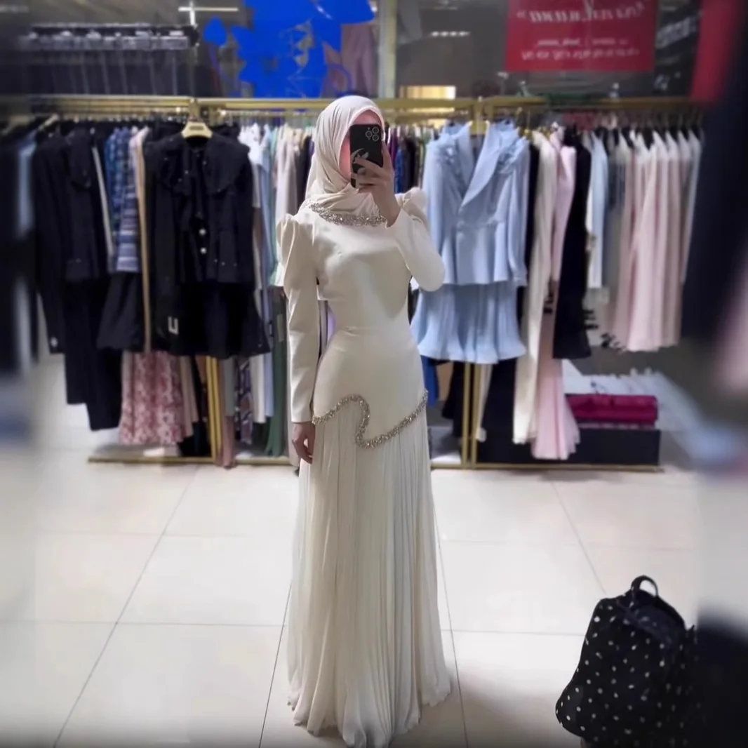 Abaya Pleated Dress Women Dubai Dresses Sequins Lace Up Islam Vestidos Long Robe Jalabiya Morocco Kaftan Eid Muslim Ramadan 
Abaya Pleated Dress Women Dubai Dresses Sequins Lace Up Islam Vestidos Long Robe Jalabiya Morocco Kaftan Eid Muslim Ramadan