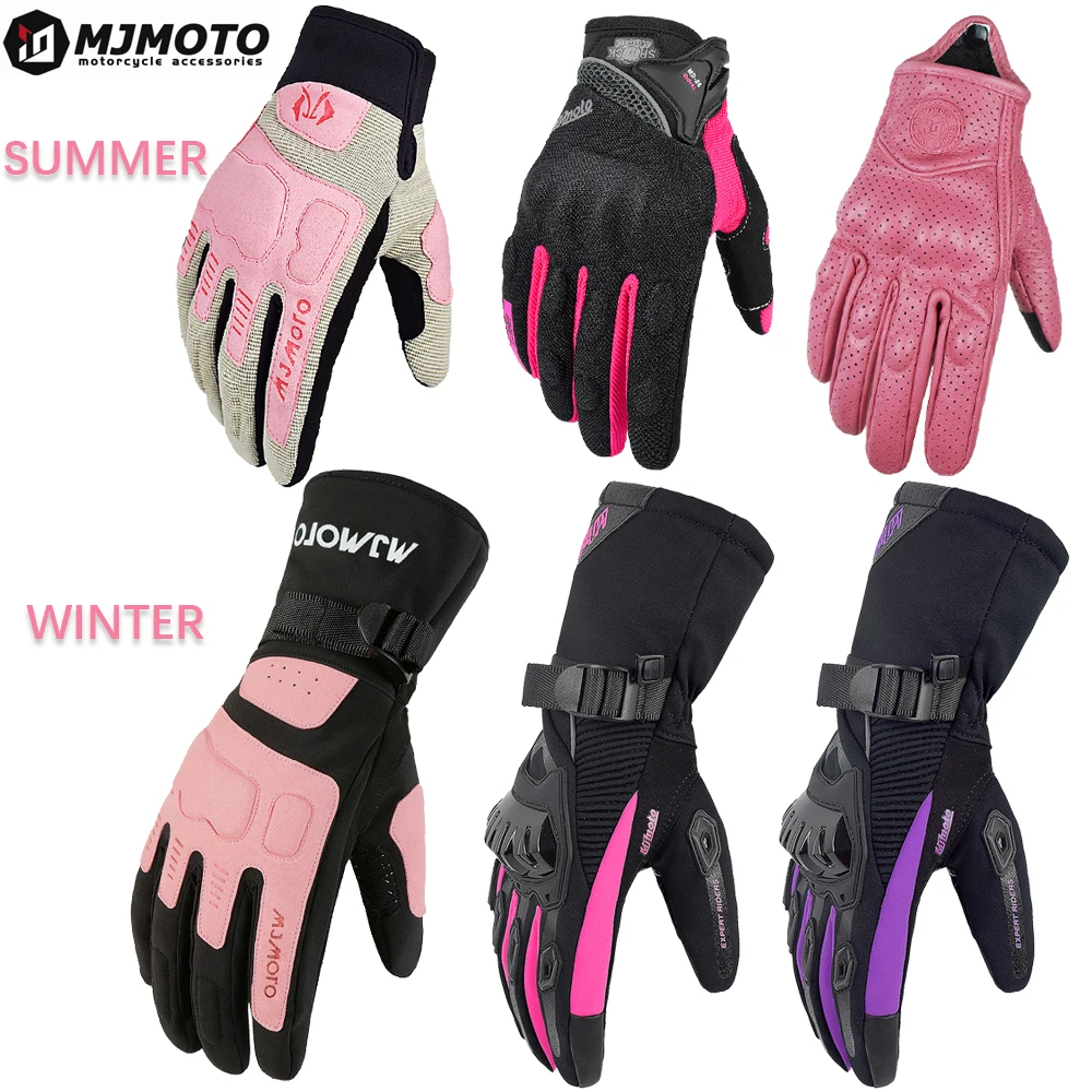 Женские мотоциклетные перчатки MJMOTO Pink Series, одобренные CE, женские перчатки для мотокросса, зимние летние перчатки из козьей кожи, мото-байк для грязи
Женские мотоциклетные перчатки MJMOTO Pink Series, одобренные CE, женские перчатки для мотокросса, зимние летние перчатки из козьей кожи, мото-байк для грязи