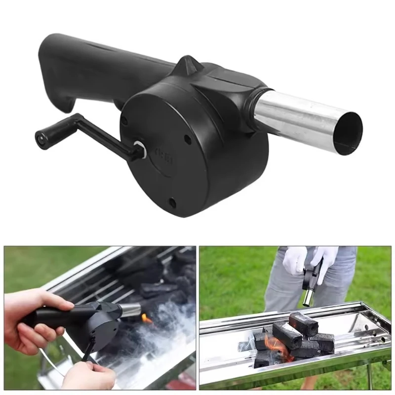 Portable Hand Crank Fan Air Blower Manual BBQ Grill Fire Starter Flame Exciter Cooking Tool for Barbecue Picnic Camping BBQ Tool
Portable Hand Crank Fan Air Blower Manual BBQ Grill Fire Starter Flame Exciter Cooking Tool for Barbecue Picnic Camping BBQ Tool