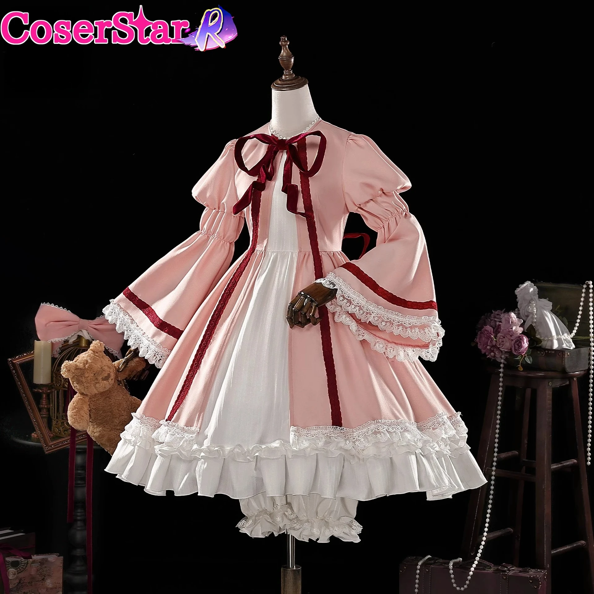 CoserStar-R Anime Rozen Maiden Hinaichigo Kleine Beere Cosplay Costume Dress Carnival Halloween Party Role Play Uniform
CoserStar-R Anime Rozen Maiden Hinaichigo Kleine Beere Cosplay Costume Dress Carnival Halloween Party Role Play Uniform
