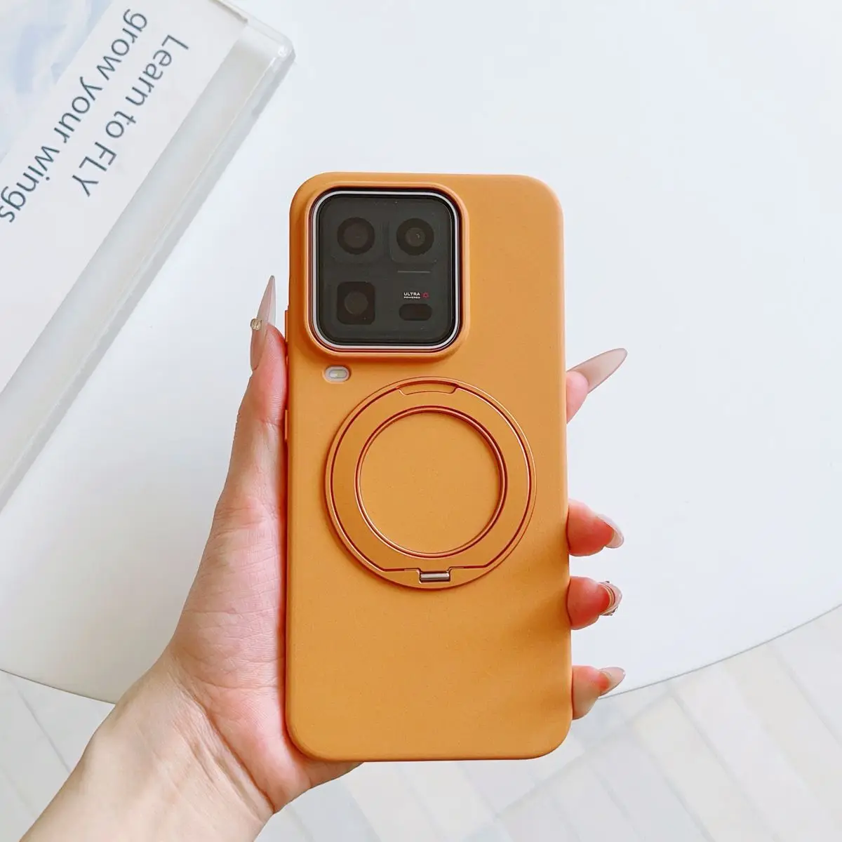 Magnetic Rotating Stand Case for iQOO 15 Ultra - 360° Ring Holder, Slim Shockproof Hard PC Cover, Skin-Friendly Matte Finish
Magnetic Rotating Stand Case for iQOO 15 Ultra - 360° Ring Holder, Slim Shockproof Hard PC Cover, Skin-Friendly Matte Finish