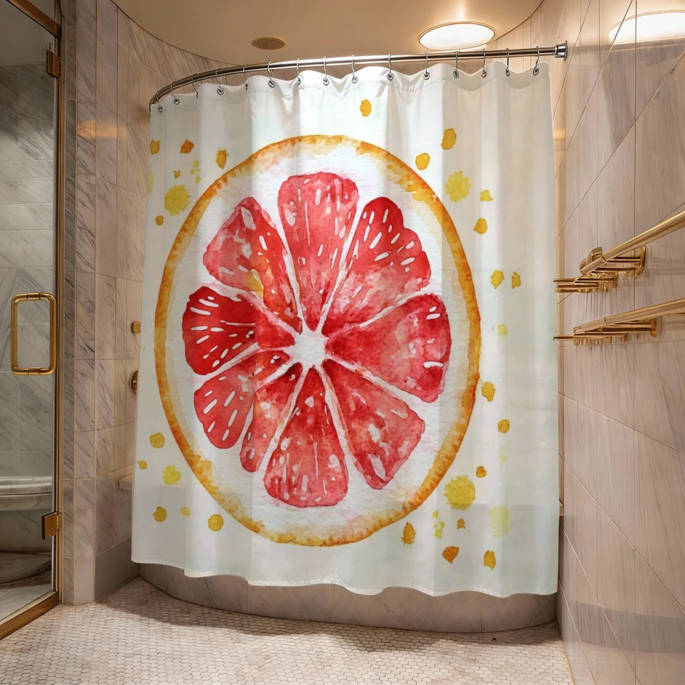 Tropical Grapefruit Shower Curtain 180x180cm Boho Fruit Print Waterproof Bathroom Liner Home Decor Summer Accent
Tropical Grapefruit Shower Curtain 180x180cm Boho Fruit Print Waterproof Bathroom Liner Home Decor Summer Accent
