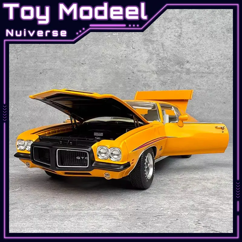 ACME 1/18 1971 Pontiac GTO Judge Yellow DieCast Vehicle Model Desktop Ornament Simulation Collectible Model Ideal Gifts for Boys
ACME 1/18 1971 Pontiac GTO Judge Yellow DieCast Vehicle Model Desktop Ornament Simulation Collectible Model Ideal Gifts for Boys