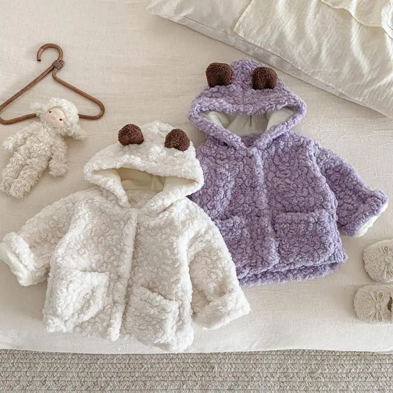 2025 Winter New Baby Fleece Warm Coat Plus Velvet Thick Infant Boy Girl Cute Bear Ears Hooded Coat Toddler Cotton Padded Jacket
2025 Winter New Baby Fleece Warm Coat Plus Velvet Thick Infant Boy Girl Cute Bear Ears Hooded Coat Toddler Cotton Padded Jacket