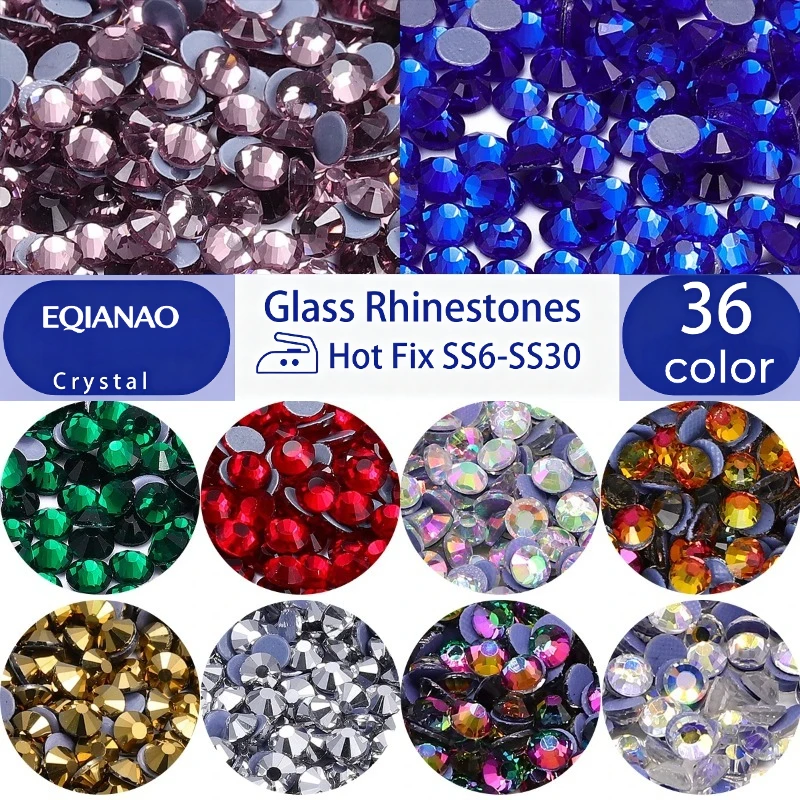 EQIANAO HotFix Rhinestone Sparkle Diamond for Clothing DIY Accessories SS6-SS30 1440 Pcs
EQIANAO HotFix Rhinestone Sparkle Diamond for Clothing DIY Accessories SS6-SS30 1440 Pcs