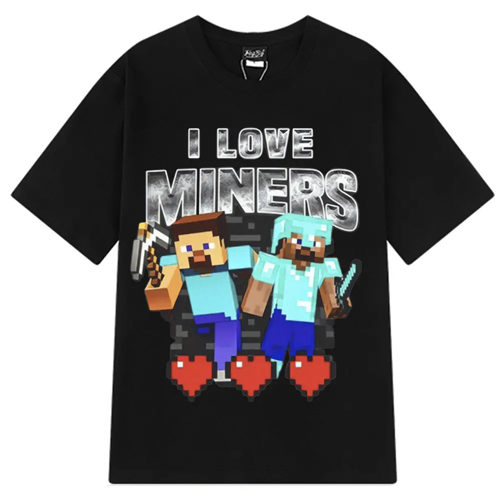 I Love Miners Print T Shirt Otaku Game Funny Meme 2025 T-shirt Men Women Clothing Cotton Casual Summer Oversized Unisex T Shirts
I Love Miners Print T Shirt Otaku Game Funny Meme 2025 T-shirt Men Women Clothing Cotton Casual Summer Oversized Unisex T Shirts
