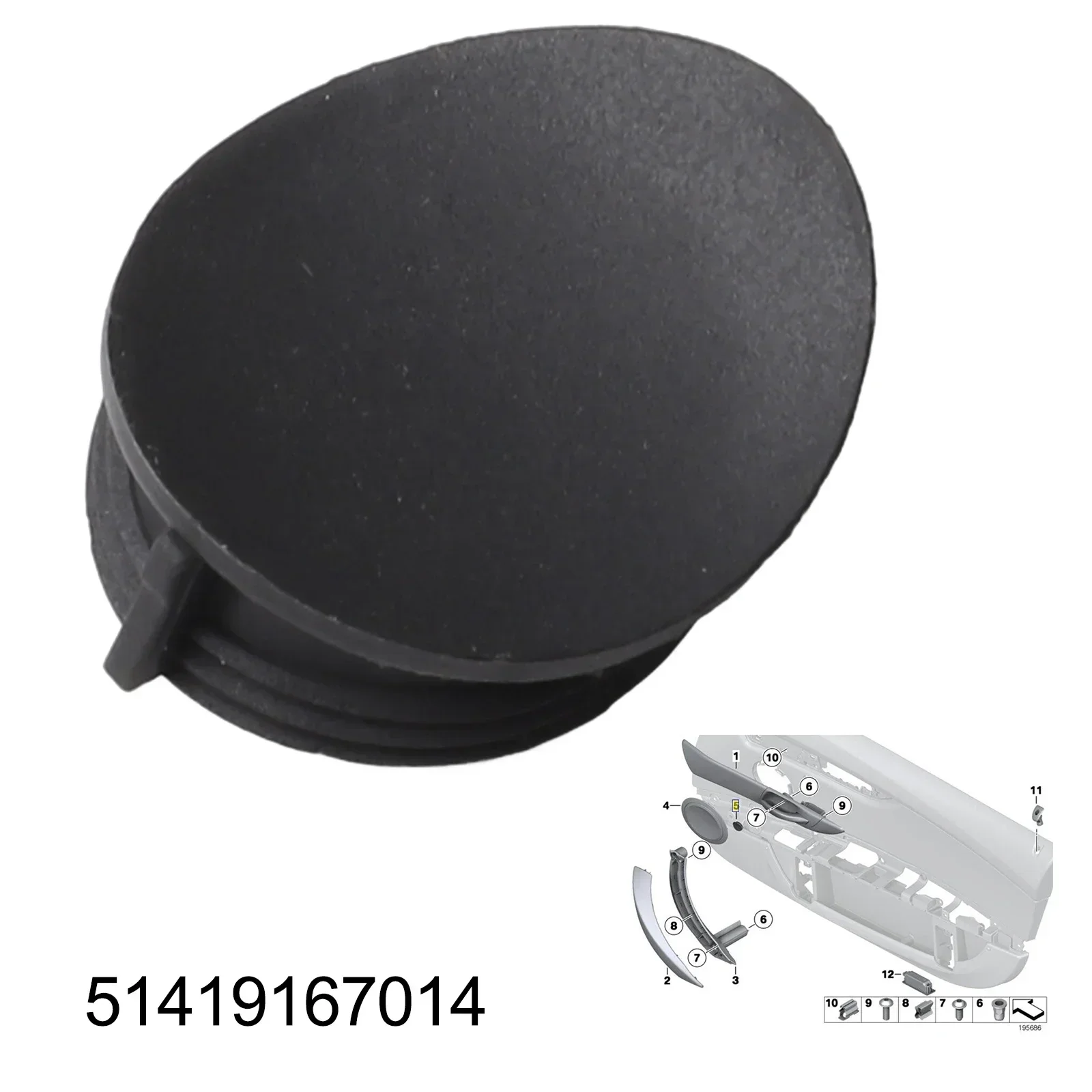 Door Handle Parts Screw Cover Cap Black Car Accessories Easily Install Replacement For BMW For Z4 E89 2009-2015
Door Handle Parts Screw Cover Cap Black Car Accessories Easily Install Replacement For BMW For Z4 E89 2009-2015