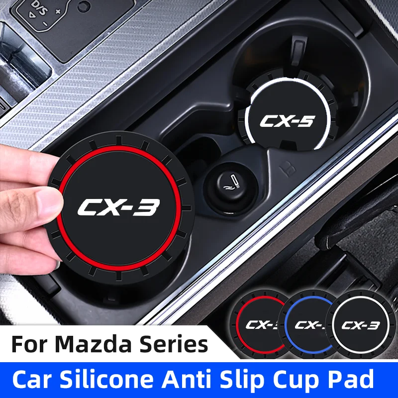 2pcs Car Cup Holder Anti Slip Insert Coasters Pads For Mazda CX3 CX5 CX8 3 MX5 MS CX30 RX7 Auto Water Cup Holder Silicone Mats
2pcs Car Cup Holder Anti Slip Insert Coasters Pads For Mazda CX3 CX5 CX8 3 MX5 MS CX30 RX7 Auto Water Cup Holder Silicone Mats