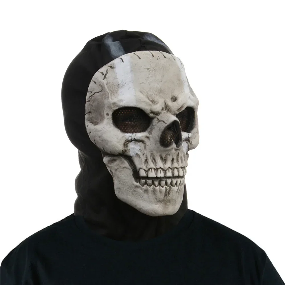 Full Face Call of Duty War Zone2 Skull Mask Ghost Game Character Cosplay Tactical Facial Makeup Props Halloween Masque Headcover
Full Face Call of Duty War Zone2 Skull Mask Ghost Game Character Cosplay Tactical Facial Makeup Props Halloween Masque Headcover