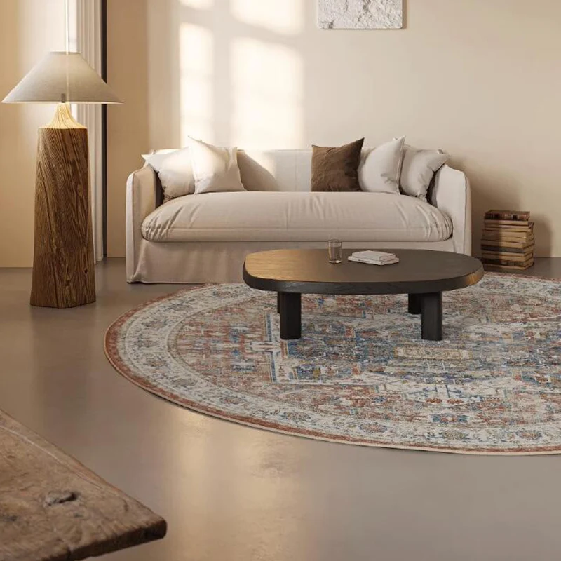 American Style Round Carpet for Living Room Ethnic Area Rug for Study Room Chair Table Mat Vintage Persian Bedroom Rug
American Style Round Carpet for Living Room Ethnic Area Rug for Study Room Chair Table Mat Vintage Persian Bedroom Rug