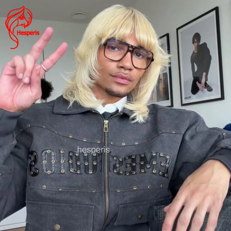 Hesperis 13x4 Lace Front Wig With Bangs Remy Hair Blonde Wolf Cut 613 Color Blonde Human Hair Wigs For Male Layered Bob Cut Wigs
Hesperis 13x4 Lace Front Wig With Bangs Remy Hair Blonde Wolf Cut 613 Color Blonde Human Hair Wigs For Male Layered Bob Cut Wigs