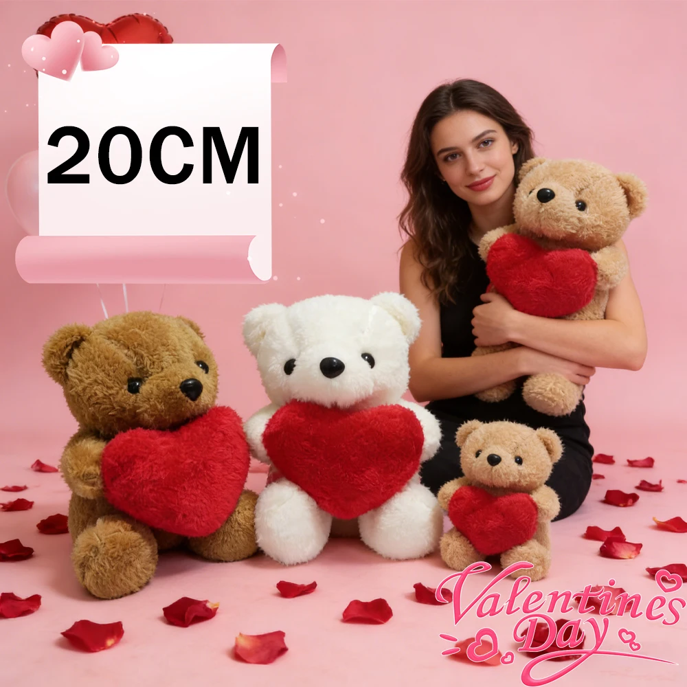 Плюшевая подушка с плюшевым мишкой для сна, мягкая игрушка в форме сердца, мягкая кукла в форме животного, подарок на день Святого Валентина для нее
Плюшевая подушка с плюшевым мишкой для сна, мягкая игрушка в форме сердца, мягкая кукла в форме животного, подарок на день Святого Валентина для нее