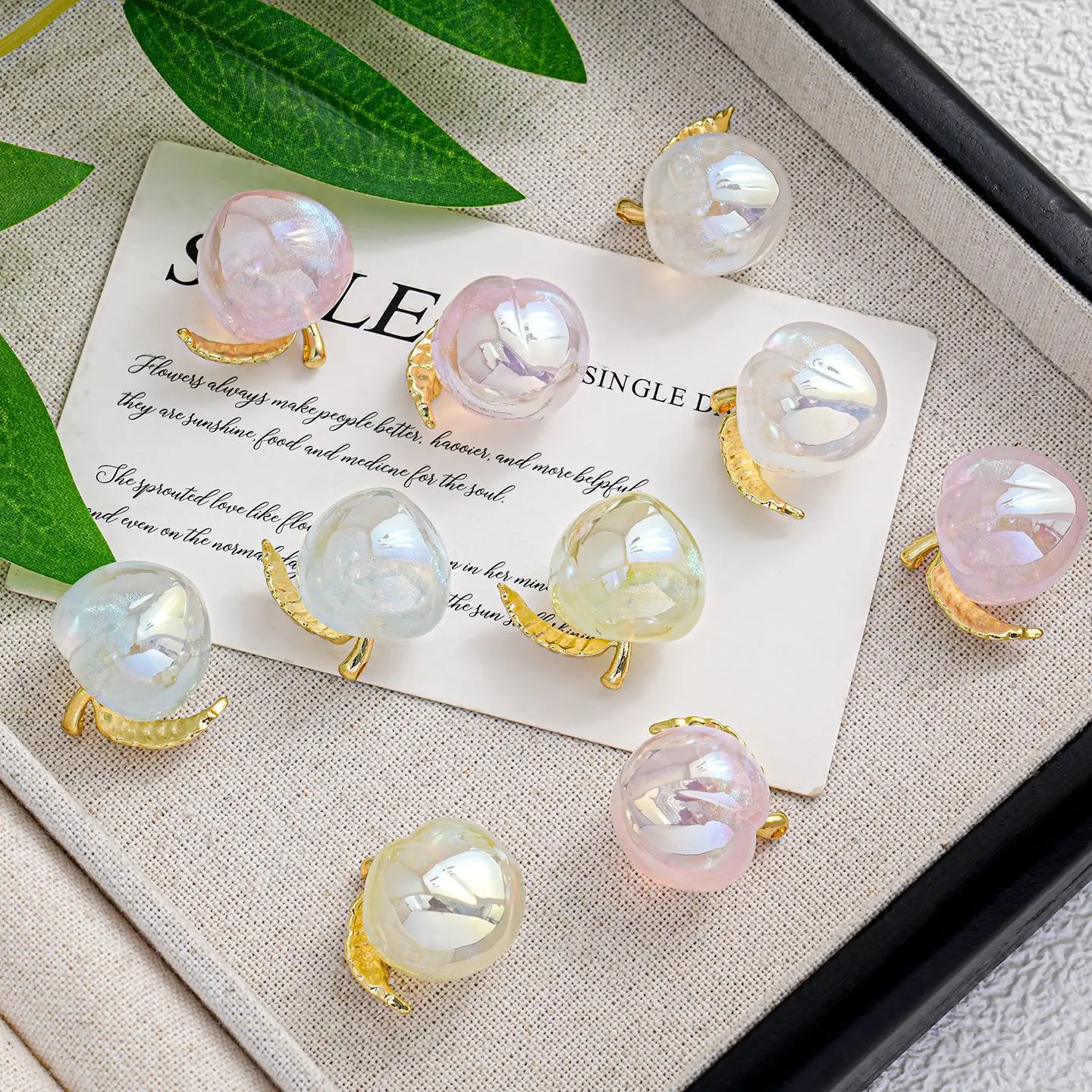 DIY Jewelry Findings AB Jelly Apple Fruit Acrylic Plastic Necklace Pendant Charms Ornament Accessories Meterial 22*23mm 15pcs
DIY Jewelry Findings AB Jelly Apple Fruit Acrylic Plastic Necklace Pendant Charms Ornament Accessories Meterial 22*23mm 15pcs