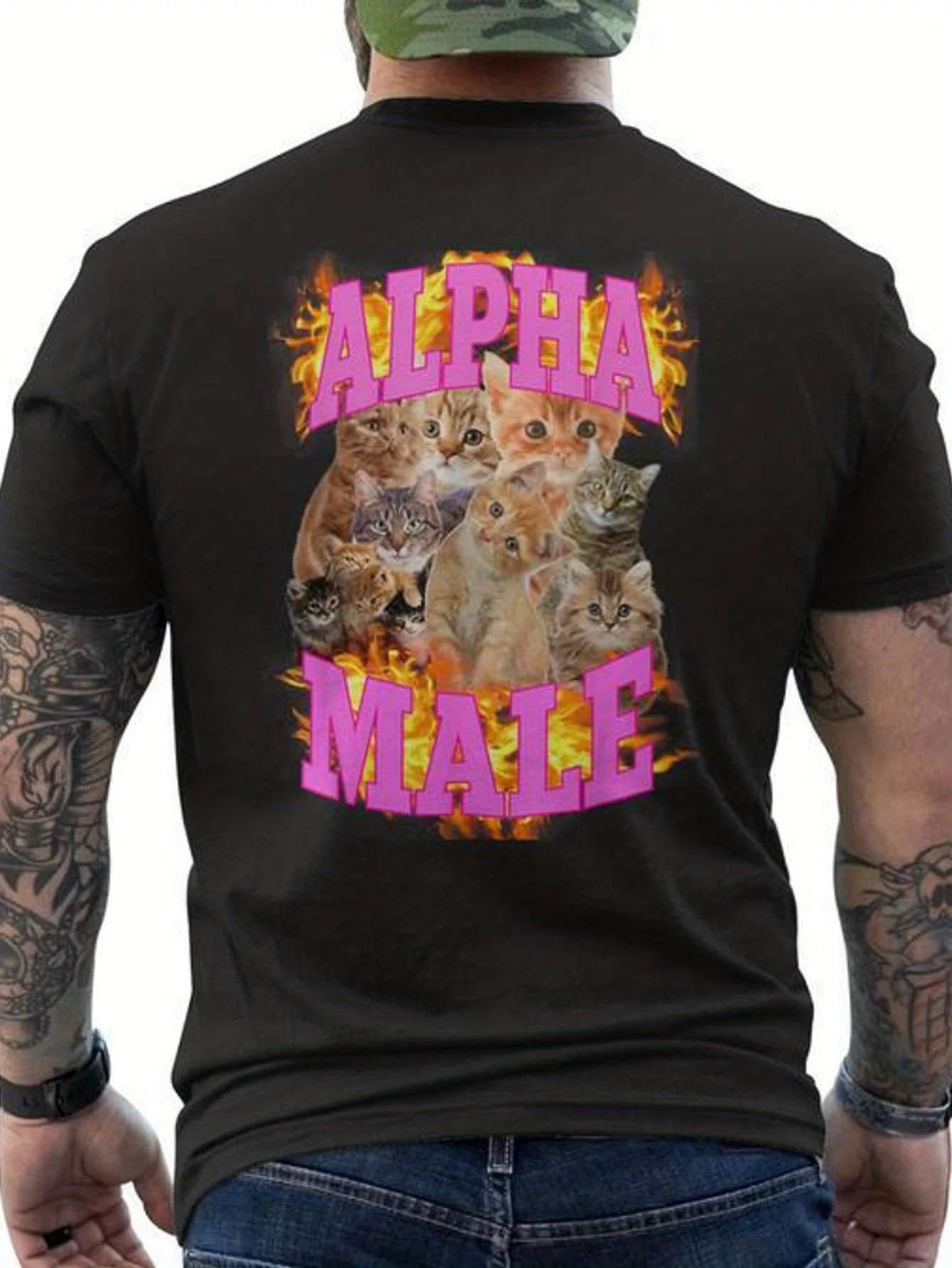 Men's Funny Alpha Male Italian Phrase T-Shirt - Italian Text Back Print Casual Crew Neck Short Sleeve Shirt
Men's Funny Alpha Male Italian Phrase T-Shirt - Italian Text Back Print Casual Crew Neck Short Sleeve Shirt