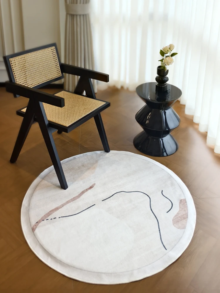 Waable round Carpet Modern mat Sle Bedroom Children's Room Living Room Tea Table Mat Polyester Fiber Flower Pattern
Waable round Carpet Modern mat Sle Bedroom Children's Room Living Room Tea Table Mat Polyester Fiber Flower Pattern