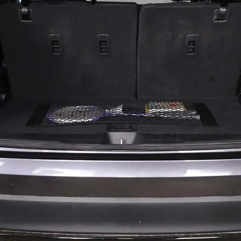 60*35cm For Honda Pilot 2015-2022 Black Car Trunk Double Mesh Organizer Cargo Organizer Car Accessories 
60*35cm For Honda Pilot 2015-2022 Black Car Trunk Double Mesh Organizer Cargo Organizer Car Accessories