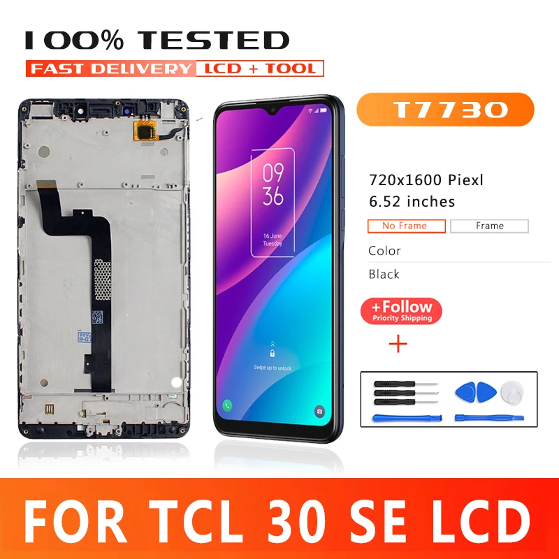 ЖК-дисплей 6,52 дюйма премиум качества для TCL 30SE, сенсорный экран для TCL 6165H 6156H1 6165A 6165A 1, ЖК-дисплей, запасные части
ЖК-дисплей 6,52 дюйма премиум качества для TCL 30SE, сенсорный экран для TCL 6165H 6156H1 6165A 6165A 1, ЖК-дисплей, запасные части