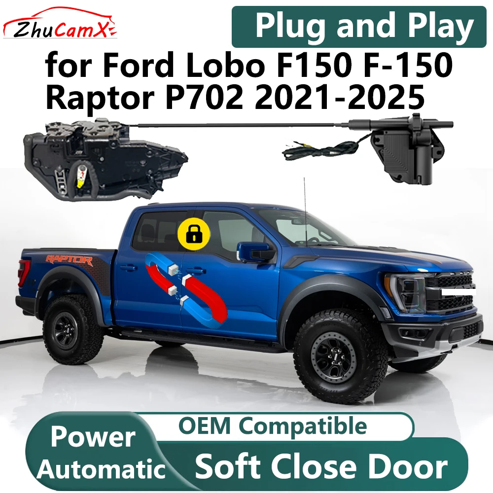 ZhuCamX for Ford Lobo F150 F-150 Raptor P702 2021-2025 Car Electric Soft Close Door System Power Closing Door Latch Lock OEM
ZhuCamX for Ford Lobo F150 F-150 Raptor P702 2021-2025 Car Electric Soft Close Door System Power Closing Door Latch Lock OEM