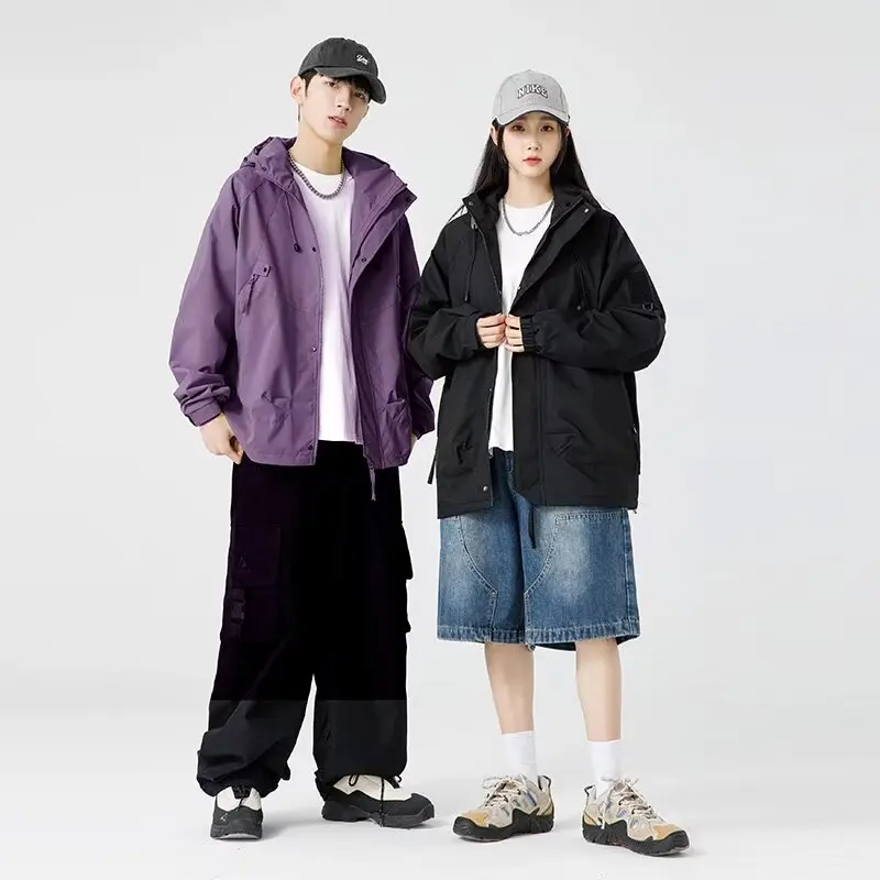 Jackets Women Fashion Loose Casual Designed Outdoor Mountaineering Windproof Coats All-match Streetwear Chic New Autumn Warm Ins
Jackets Women Fashion Loose Casual Designed Outdoor Mountaineering Windproof Coats All-match Streetwear Chic New Autumn Warm Ins