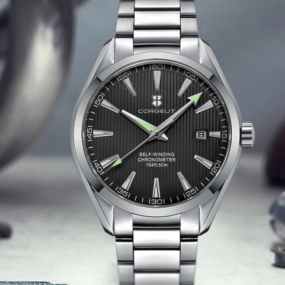 Corgeut 41mm Men's Luxury Dress Watch Men NH35 Mechanical Miyota Automatic Sapphire Crystal Luminous Waterproof Male Wristwatch
Corgeut 41mm Men's Luxury Dress Watch Men NH35 Mechanical Miyota Automatic Sapphire Crystal Luminous Waterproof Male Wristwatch