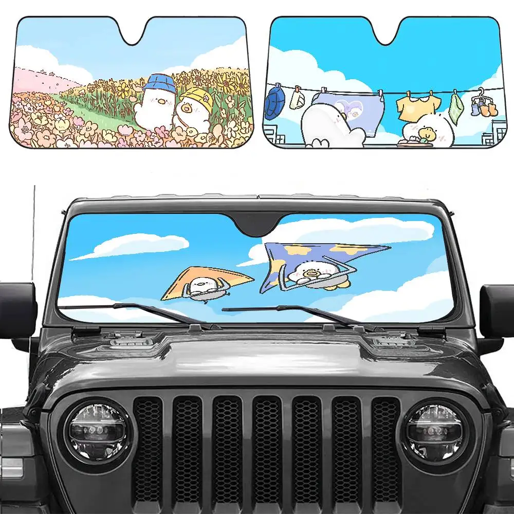 Pigeon Pigeon Duck Duck Windshield Sunshade Car Window Windscreen Cover Sun Shade Auto Sun Visor Car-covers Car Solar
Pigeon Pigeon Duck Duck Windshield Sunshade Car Window Windscreen Cover Sun Shade Auto Sun Visor Car-covers Car Solar