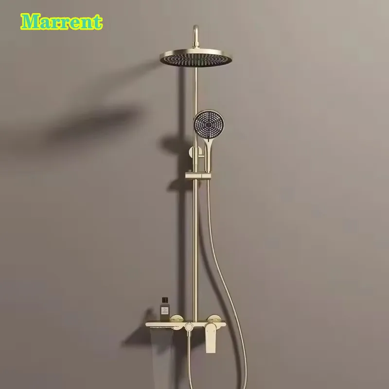 Матовый золотой смеситель для горячей и холодной ванной комнаты, набор смесителей для ванны с водопадом, смеситель для ванны, настенная душевая система для ванной комнаты
Матовый золотой смеситель для горячей и холодной ванной комнаты, набор смесителей для ванны с водопадом, смеситель для ванны, настенная душевая система для ванной комнаты