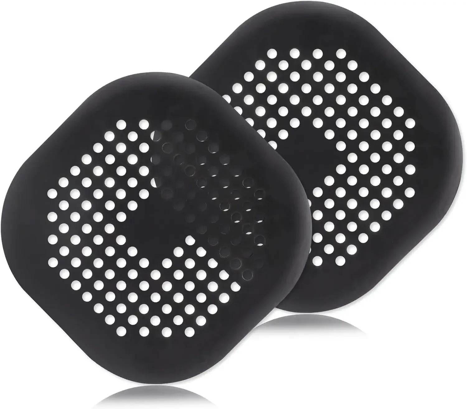 2Pcs 5.4 Inch Square Drain Cover TPR Hair Drain Catcher Flat Silicone Floor Drain Cover Plug for Bathroom, Kitchen (Black)
2Pcs 5.4 Inch Square Drain Cover TPR Hair Drain Catcher Flat Silicone Floor Drain Cover Plug for Bathroom, Kitchen (Black)