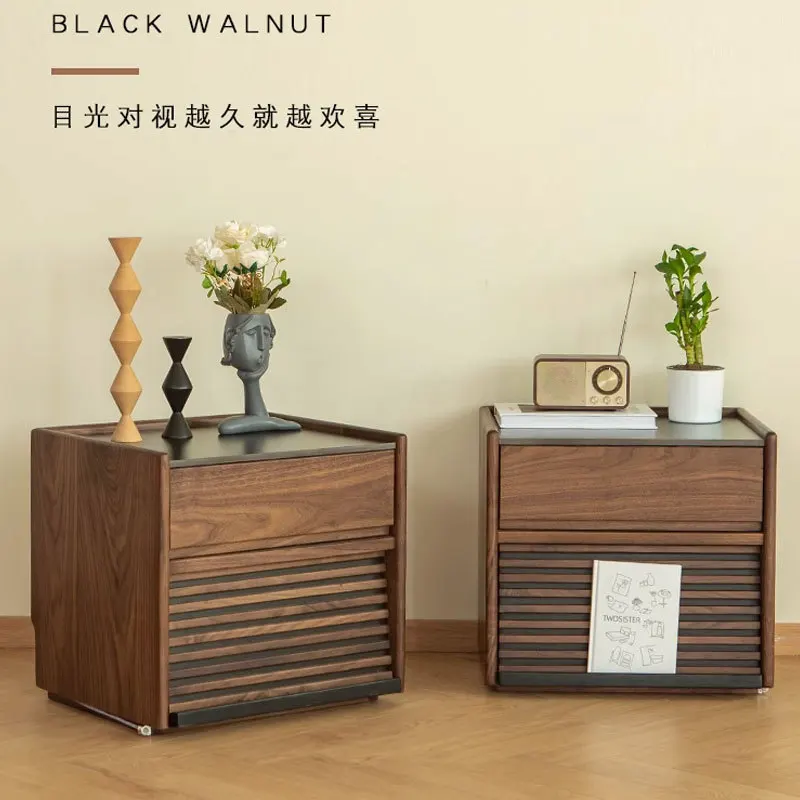 Bedside table All solid wood bedside cabinet Modern light luxury bedroom storage locker
Bedside table All solid wood bedside cabinet Modern light luxury bedroom storage locker