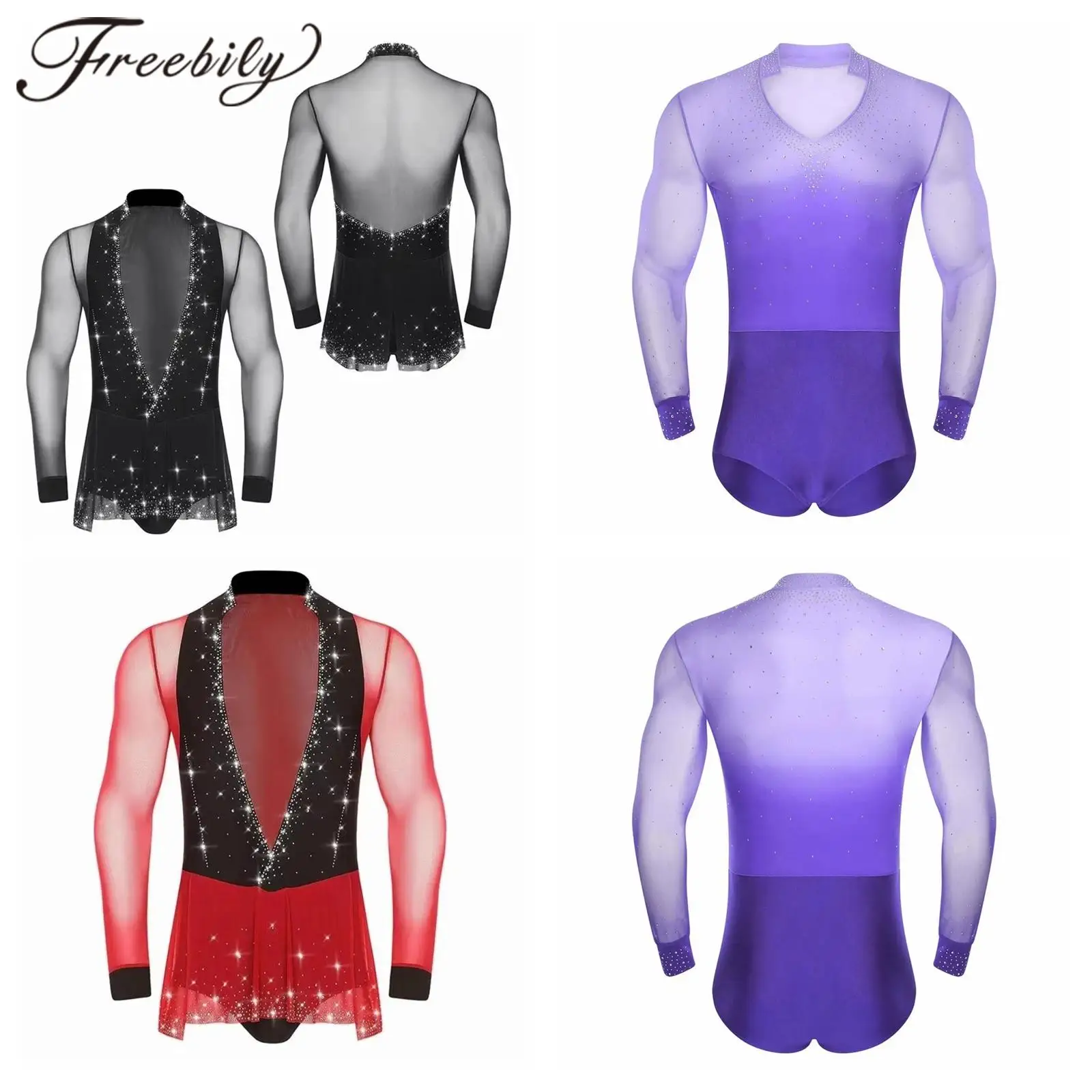 Мужской комбинезон для акробатики, гимнастики, чача, прозрачная сетка, боди для латинских танцев, катание на коньках, сальса, самба, трико с баской, топы с длинными рукавами
Мужской комбинезон для акробатики, гимнастики, чача, прозрачная сетка, боди для латинских танцев, катание на коньках, сальса, самба, трико с баской, топы с длинными рукавами