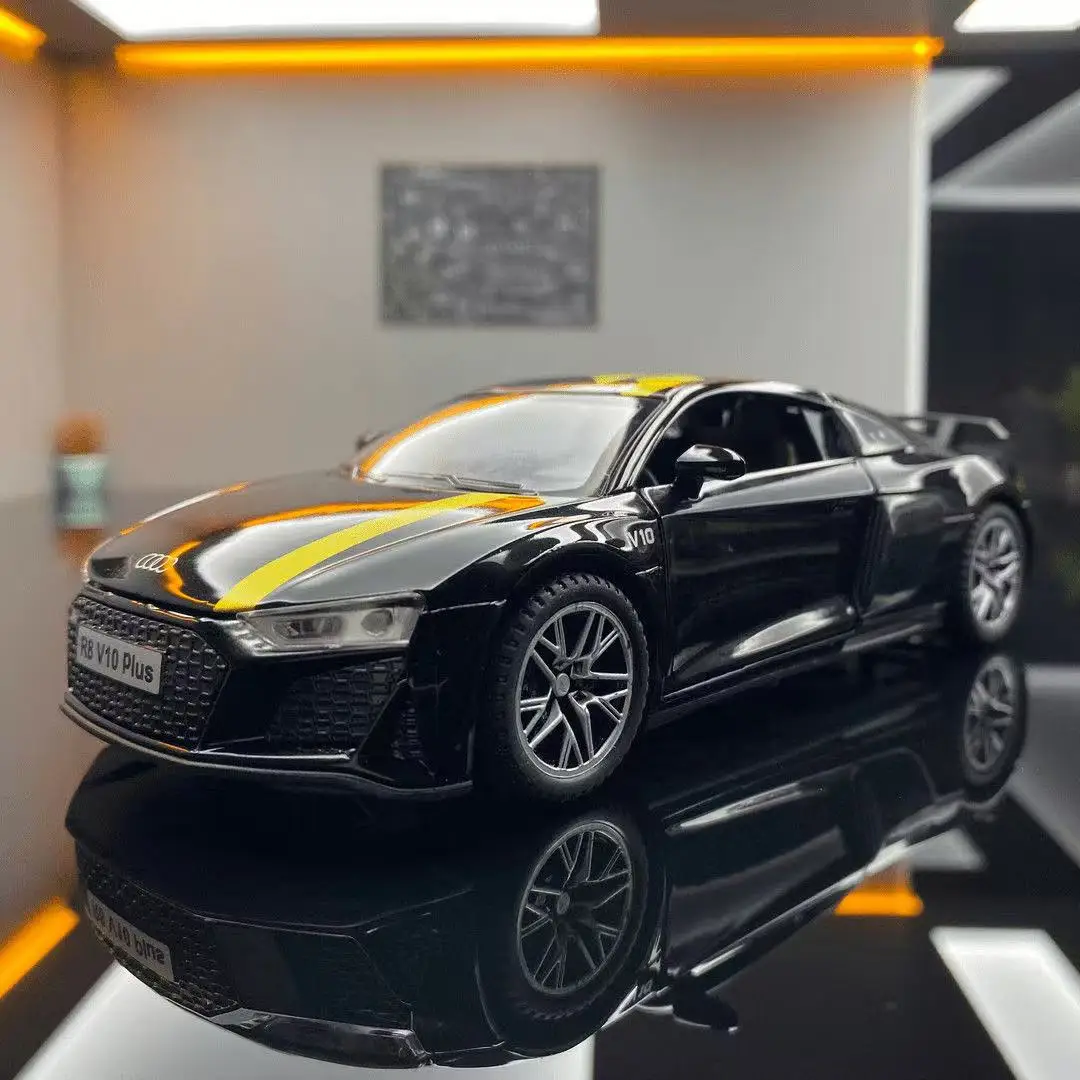 1:32 Audi R8 V10 Plus Supercar Alloy Car Diecasts & Toy Vehicles Sound and light Car Model Collection Car Toys For Children
1:32 Audi R8 V10 Plus Supercar Alloy Car Diecasts & Toy Vehicles Sound and light Car Model Collection Car Toys For Children