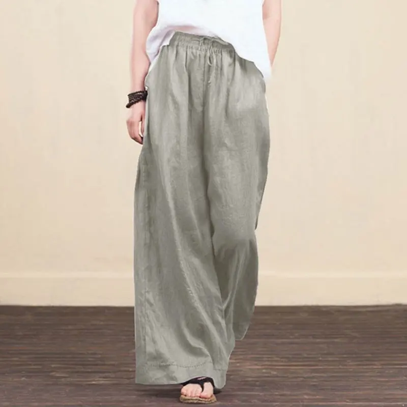 Elegant Fashion Harajuku Slim Fit Female Clothes Loose Casual All Match Wide Leg Pants Cotton Linen Solid Straight Leg Pants
Elegant Fashion Harajuku Slim Fit Female Clothes Loose Casual All Match Wide Leg Pants Cotton Linen Solid Straight Leg Pants