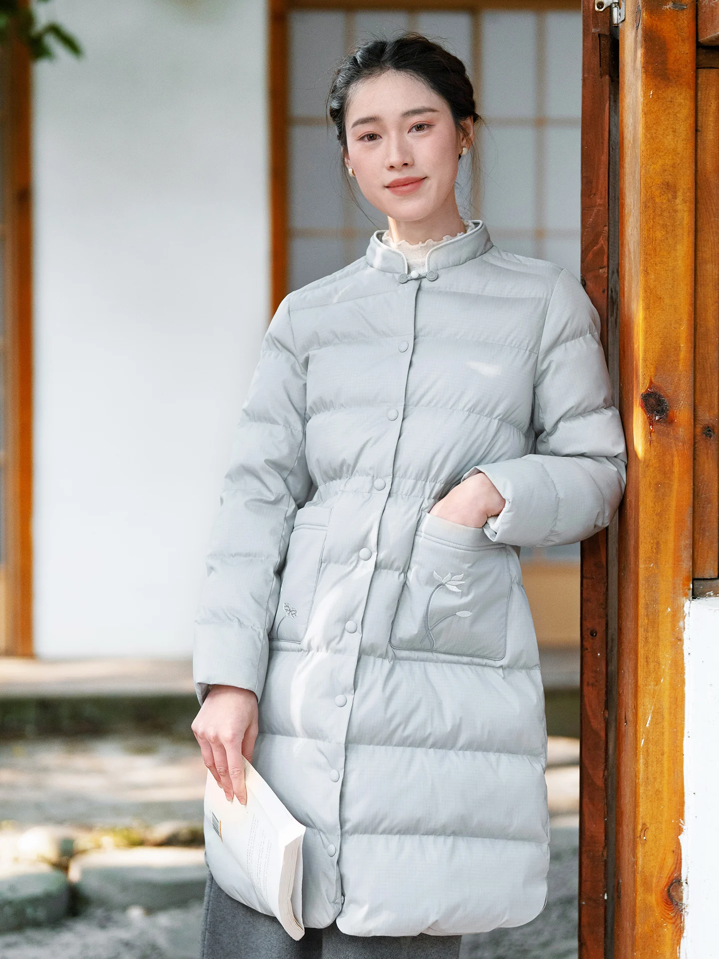 Thiened Embroidered Artistic Chinese Sle Women's down Cotton Jaet Winter New Faionable Waist-Cinching Outerwear
Thiened Embroidered Artistic Chinese Sle Women's down Cotton Jaet Winter New Faionable Waist-Cinching Outerwear
