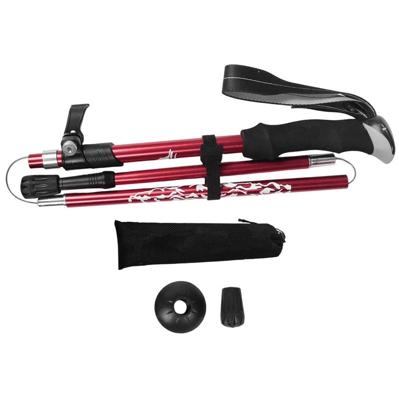 Trekking Pole Aluminum Alloy Trekking Pole Ultra-Light Ultra-Short Telescopic Outdoor Cane Hiking Stick 5-Section Hiking Stick
Trekking Pole Aluminum Alloy Trekking Pole Ultra-Light Ultra-Short Telescopic Outdoor Cane Hiking Stick 5-Section Hiking Stick