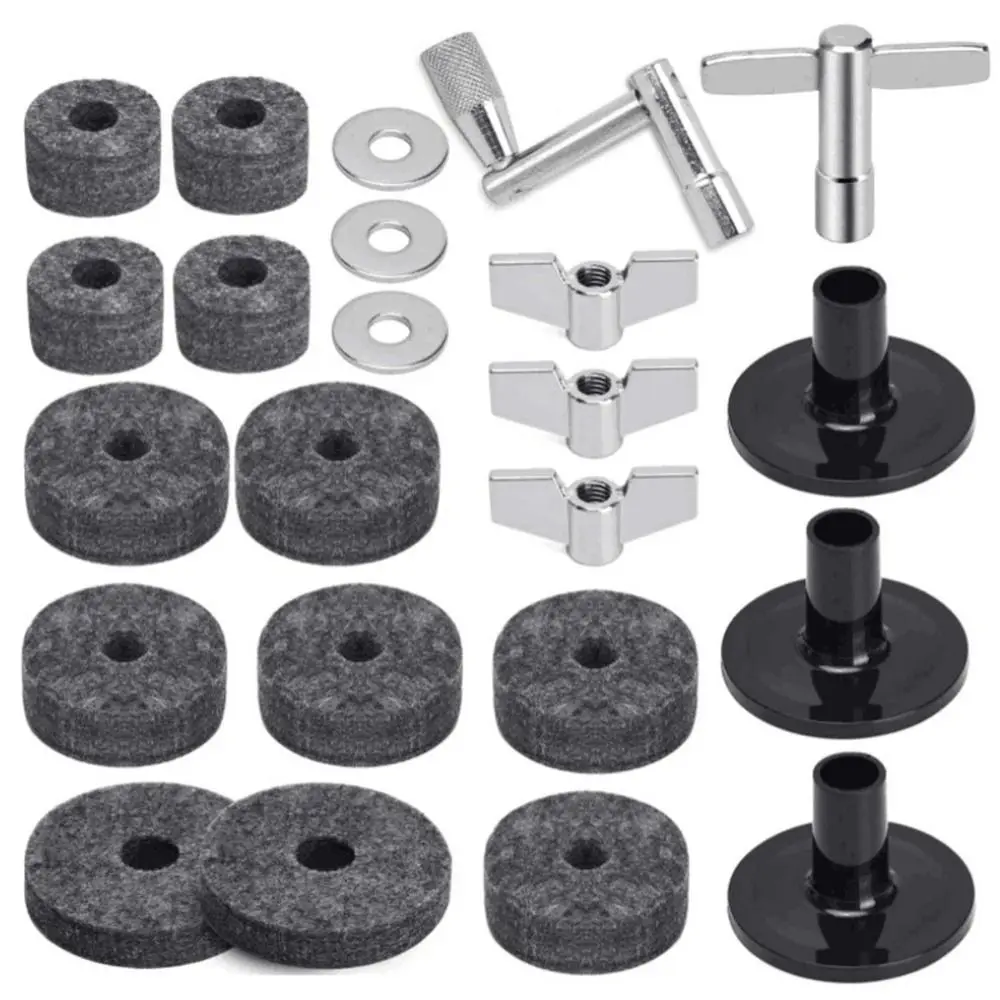Felt Drum Parts Accessories Replacing drumheads Percussion instrument Drum Felt Pad Set anti slip Cymbal Wing Nuts Washers Drum
Felt Drum Parts Accessories Replacing drumheads Percussion instrument Drum Felt Pad Set anti slip Cymbal Wing Nuts Washers Drum