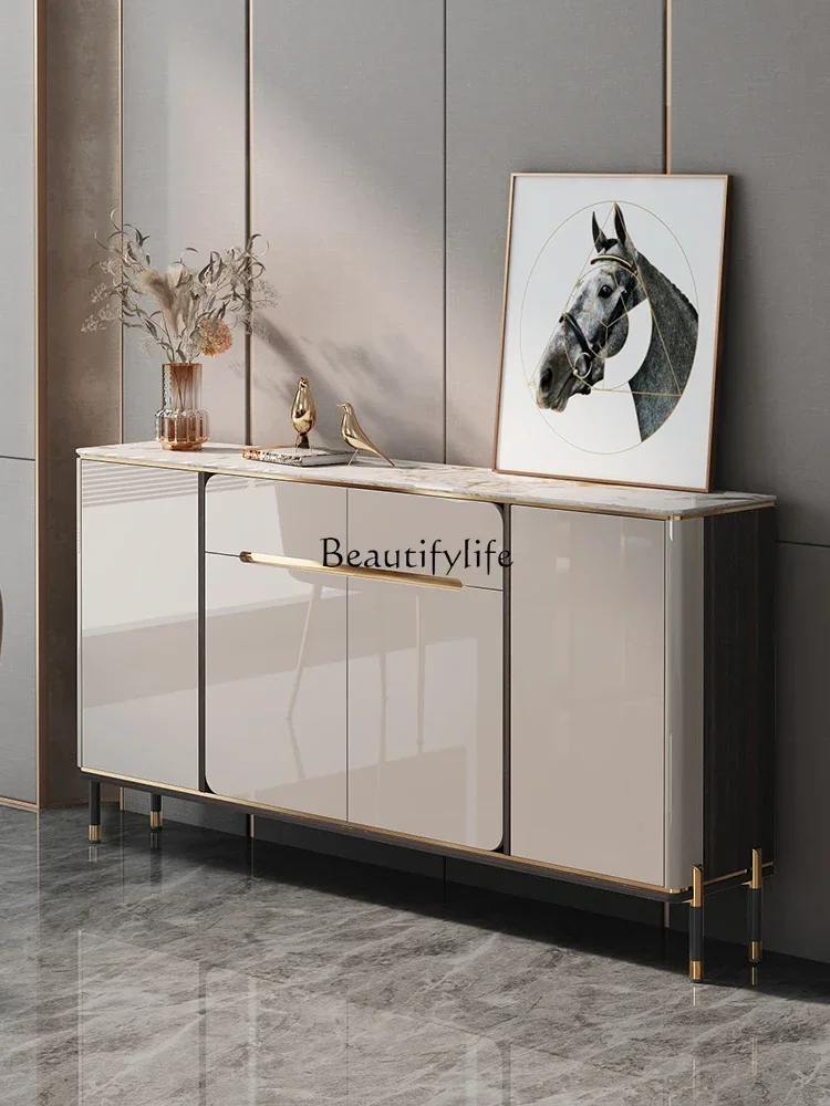 56Light luxury ultra-thin rock slab dining side cabinet Modern simple living room storage wall utility cabinet
56Light luxury ultra-thin rock slab dining side cabinet Modern simple living room storage wall utility cabinet