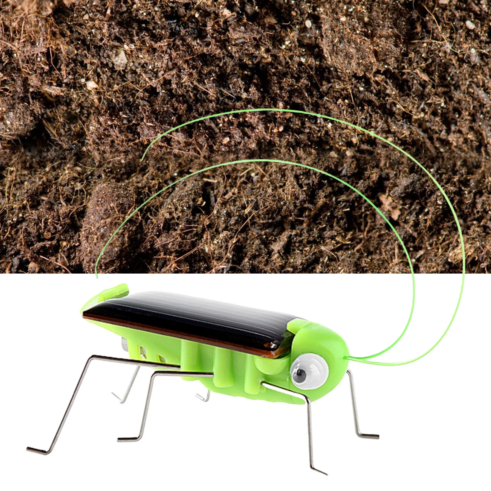 Solar Energy Grasshopper Kid Toy Realistic Looking Insect Fun Toy for Festive New Year Gifts
Solar Energy Grasshopper Kid Toy Realistic Looking Insect Fun Toy for Festive New Year Gifts