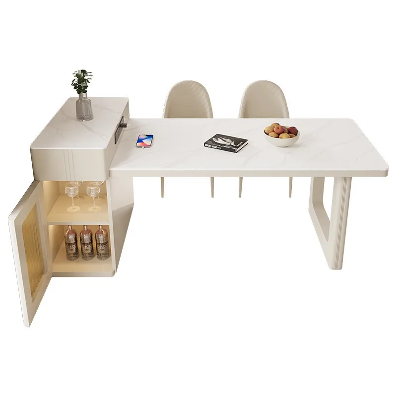 Cream Wind Island Dining Table and Chair Combination Household Living Room Small Unit Retractable Slate Dining Table
Cream Wind Island Dining Table and Chair Combination Household Living Room Small Unit Retractable Slate Dining Table