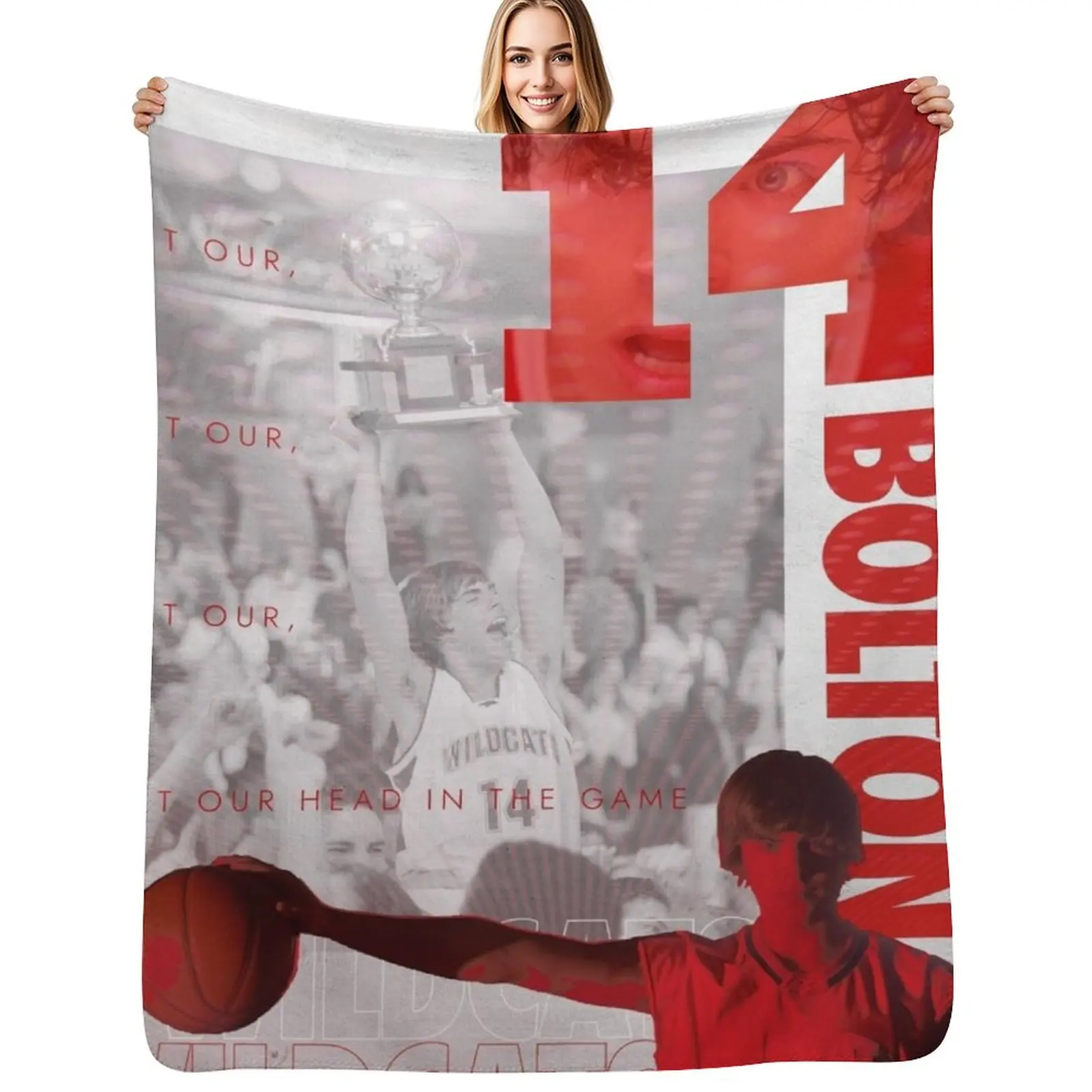 Troy Bolton Wildcats Throw Blanket Faux Fur Soft Warm Blanket for Bed
Troy Bolton Wildcats Throw Blanket Faux Fur Soft Warm Blanket for Bed