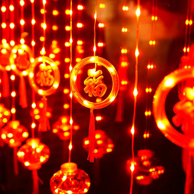 Chinese New Year 2024 Decoration 3M Red Lantern LED Lights Garland Curtain Lunar New Year Decoration Spring Festival Decoration
Chinese New Year 2024 Decoration 3M Red Lantern LED Lights Garland Curtain Lunar New Year Decoration Spring Festival Decoration
