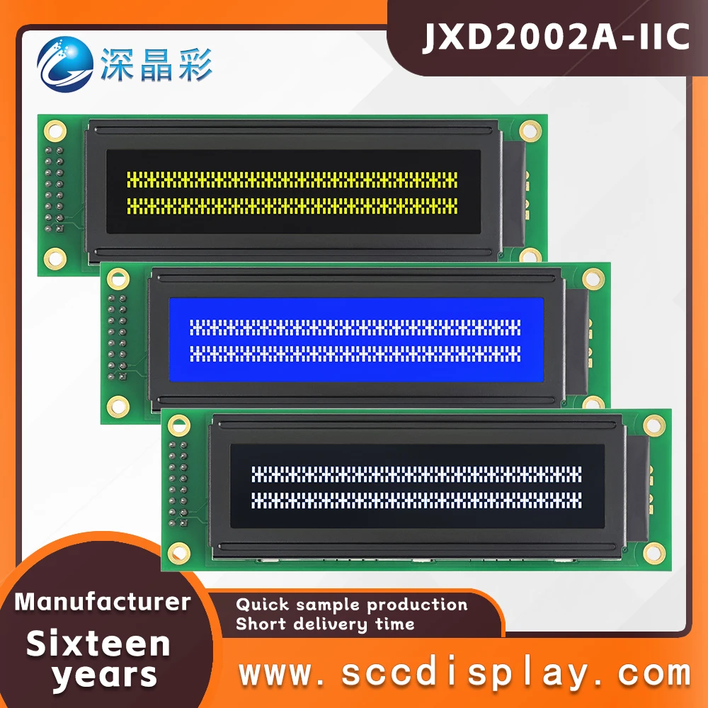 Длинная полоса IIC/I2C на русском языке, 20*2 символов, матричный экран JXD2002A-IIC, промышленность с подсветкой, модуль дисплея LCM
Длинная полоса IIC/I2C на русском языке, 20*2 символов, матричный экран JXD2002A-IIC, промышленность с подсветкой, модуль дисплея LCM